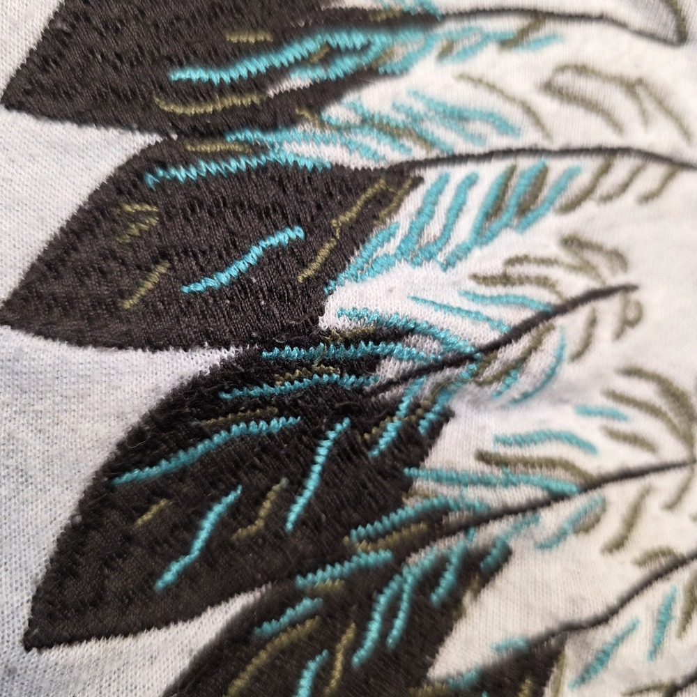 Ariat Women XL Native American Headdress Long Sleeve Top Rustic‎ Gray - Picture 3 of 8